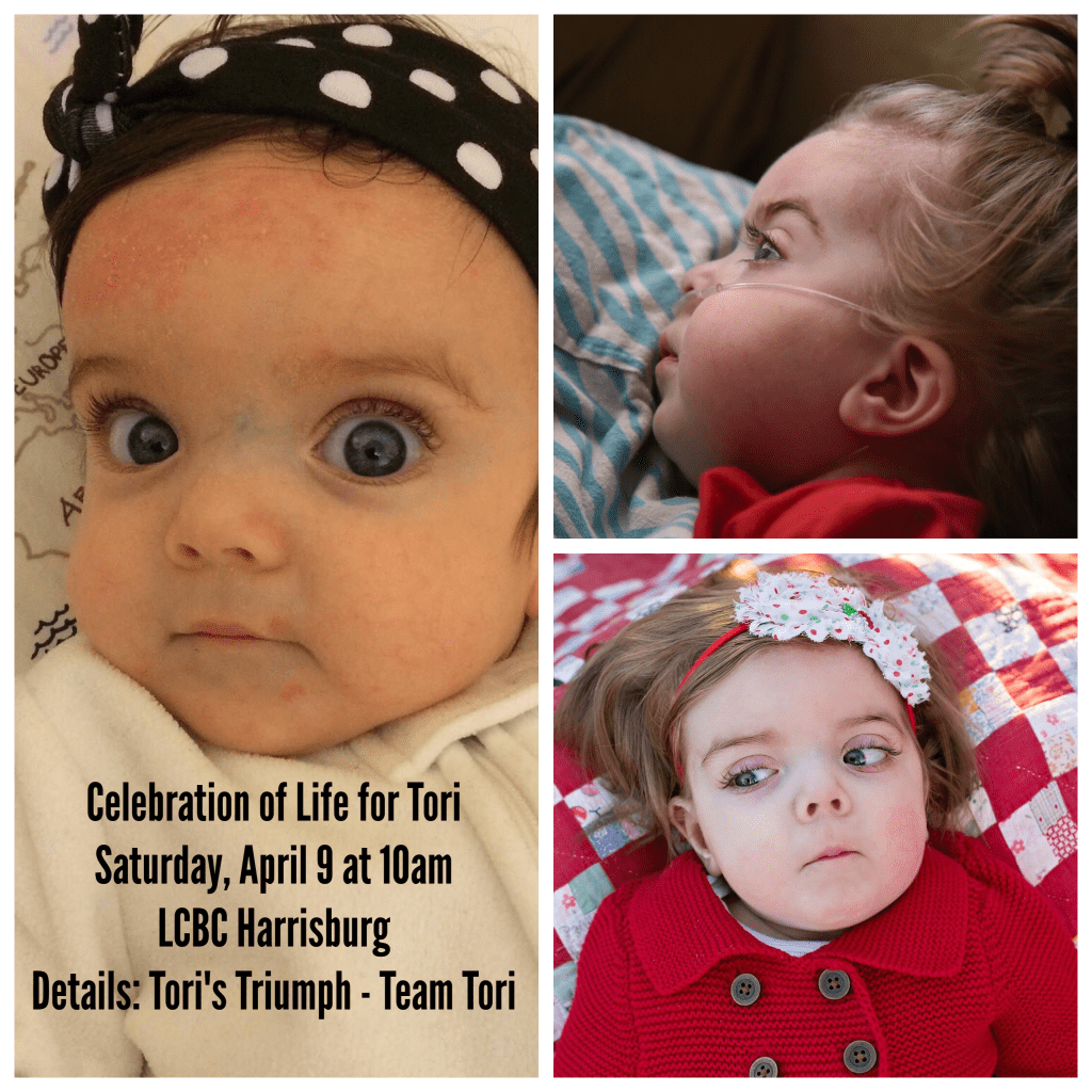 Location Change for Tori’s&nbsp;Celebration!