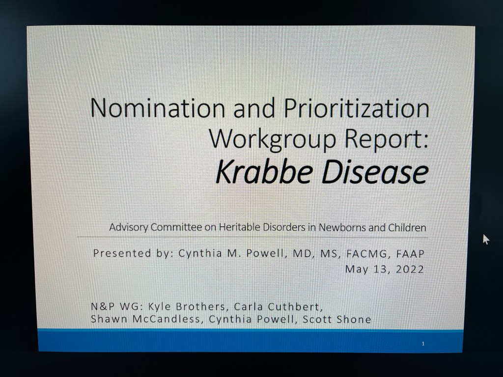 Krabbe Moved Forward to Full Evidence&nbsp;Review